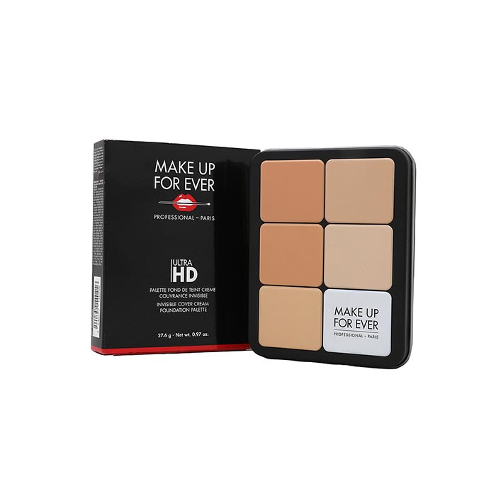 پالت کانتور کرمی میکاپ فور اور 12رنگ اصل Make Up For Ever Ultra HD Foundation Palette - Thumbnail 2