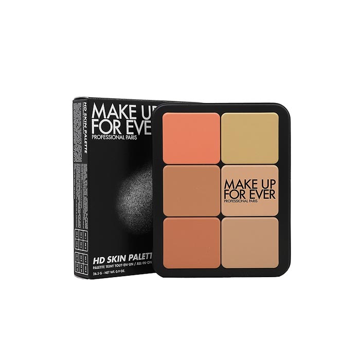 پالت کانتور کرمی میکاپ فور اور 12رنگ اصل Make Up For Ever Ultra HD Foundation Palette - Thumbnail 3