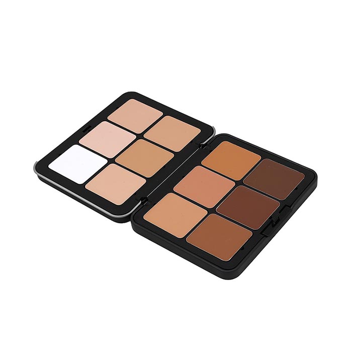 پالت کانتور کرمی میکاپ فور اور 12رنگ اصل Make Up For Ever Ultra HD Foundation Palette - Thumbnail 4