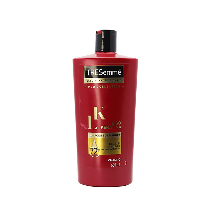 شامپو  tresemme صاف و نرم کننده کراتین شفاف 600 میلی لیتر