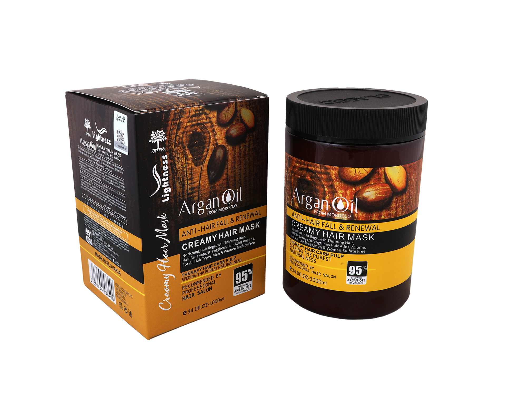 ماسک مو لایتنس مدل پروتئین و روغن آرگان اصل - Thumbnail 1