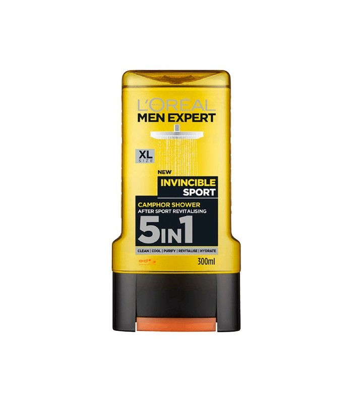 شاور ژل لورآل Invincible Sport