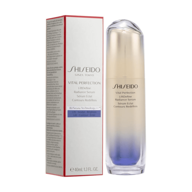 سرم لیفتینگ شیسیدو با خاصیت روشن کنندگی – حجم ۴۰ میلی‌لیتر Shiseido vital perfection lift define 
