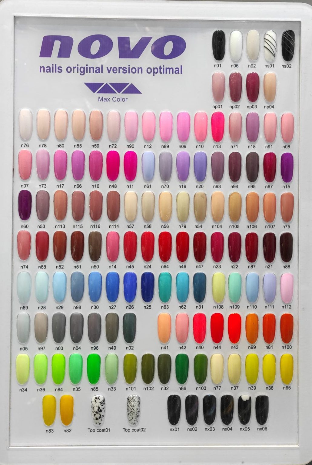 لاک ژل برند نوو(NOVO) حجم 15 میل تمام رنگ ها به همراه آلبوم - Thumbnail 2