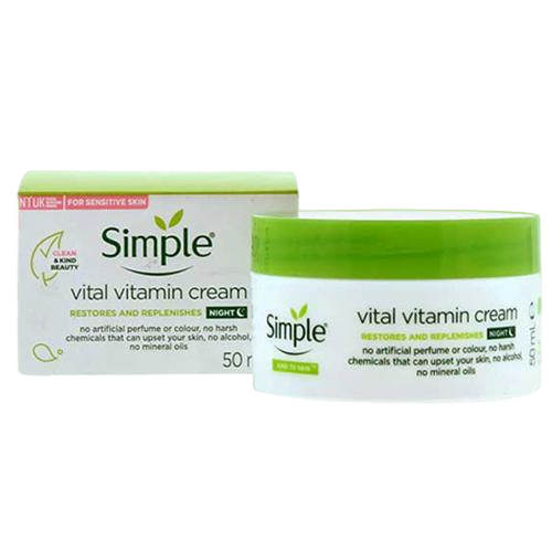 کرم روز سیمپل مدل Vital Vitamin حجم 50 میل 