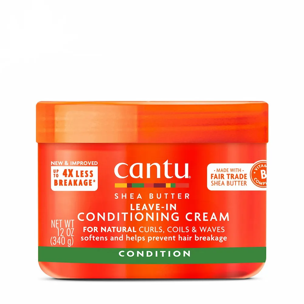 ماسک بعد حمام شی باتر کنتو موهای فر Cantu Shea Butter Leave-In Conditioning Cream 340g